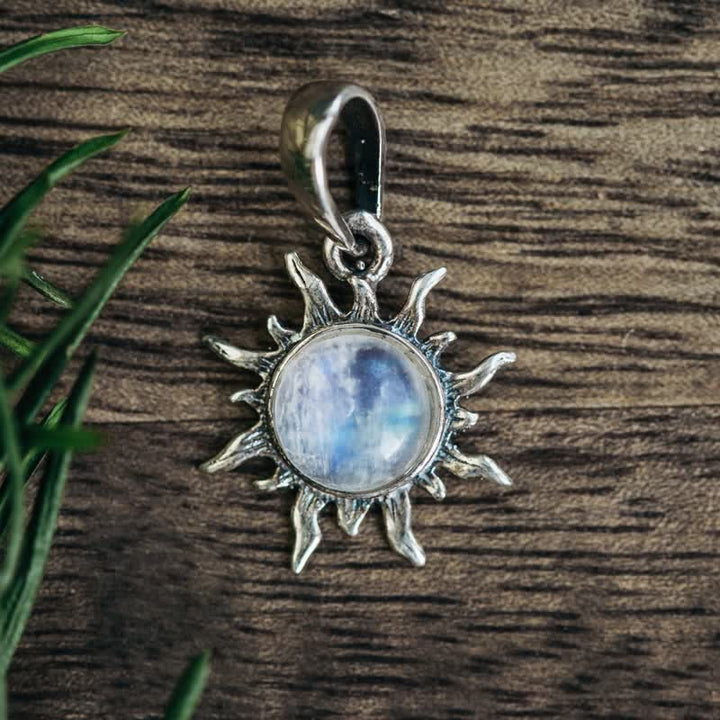 Collier vintage Olivenorma Bohemia Sun Opal