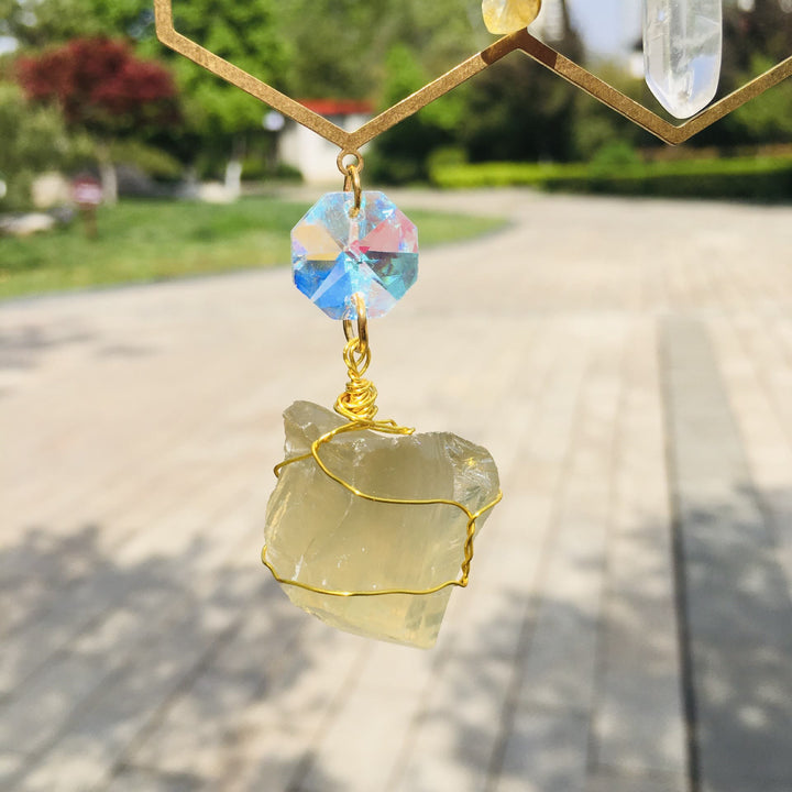 Décoration murale en nid d'abeille en cristal Olivenorma