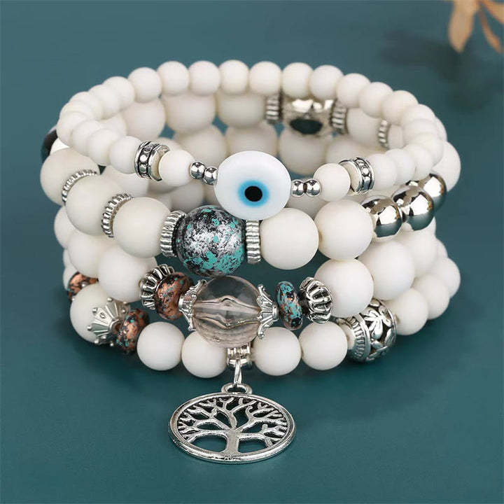 Ensemble de bracelets en perles Olivenorma Bohême Arbre De Vie 