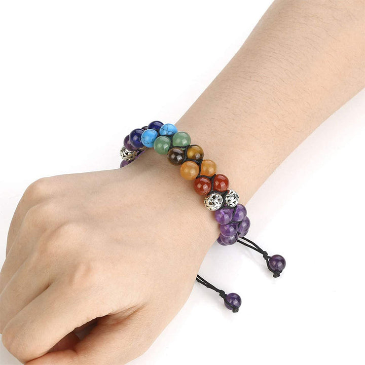 Bracelet de guérison des chakras orgonite Olivenorma