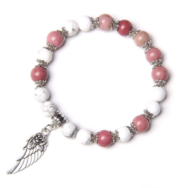 Olivenorma « Peace Energy » – Bracelet Aile en Cristal d'Agate Couleurs 