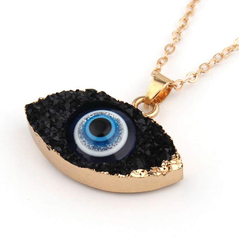 Collier énergétique contre le mauvais œil en quartz clair Olivenorma - image 3