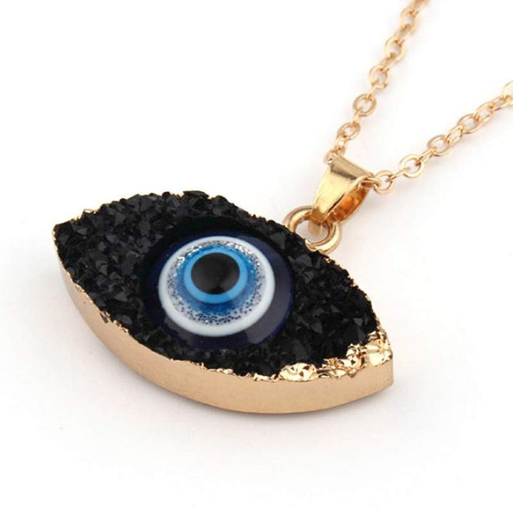 Collier énergétique contre le mauvais œil en quartz clair Olivenorma - image 3
