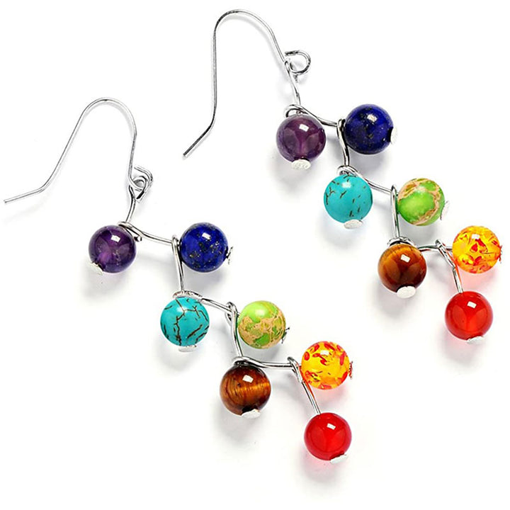 Boucles d'oreilles de guérison des chakras Orgone Olivenorma