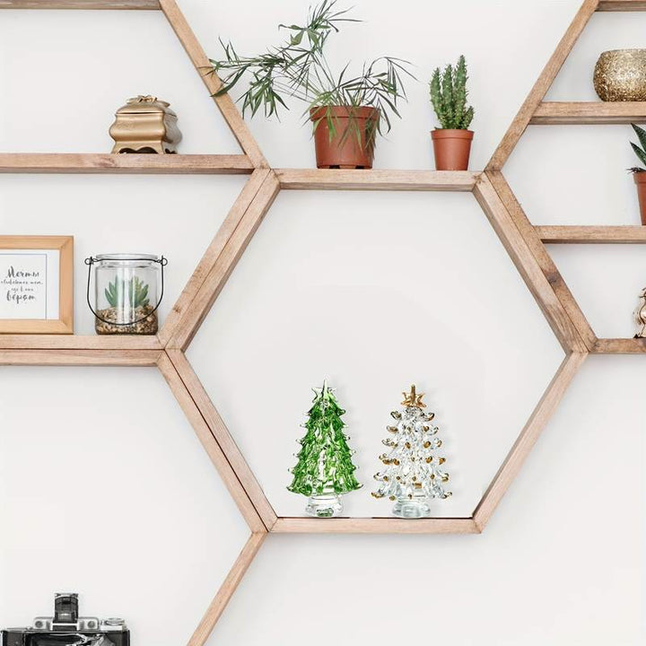 Décoration de Noël en cristal et pierres précieuses pour la maison 