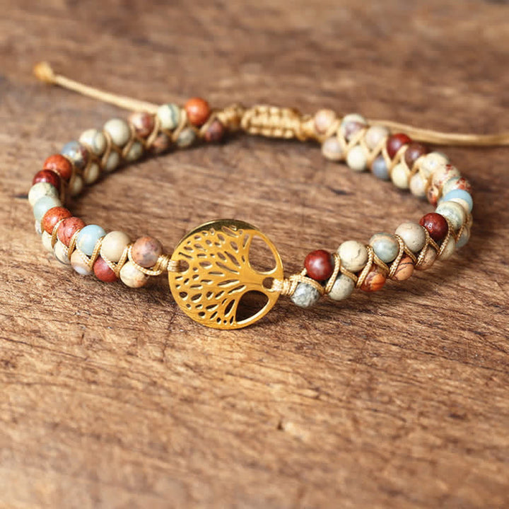 Bracelet en pierre de transformation et d'évolution spirituelle Olivenorma