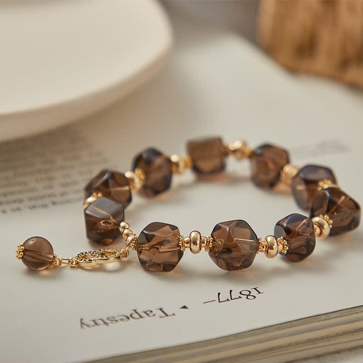 Bracelet de nettoyage en quartz fumé