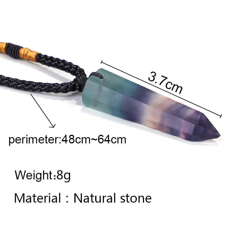 Collier en fluorite Olivenorma pour soulager l'anxiété 