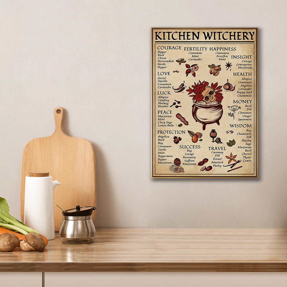 Affiche murale de cuisine et salle à manger d'Halloween de sorcière magique Olivenorma - image 7