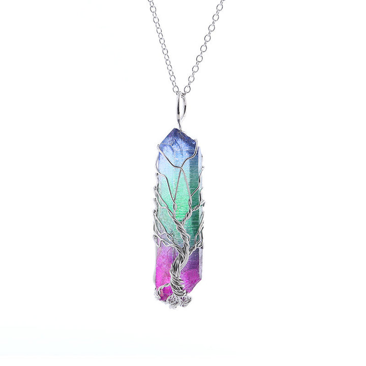 Olivenorma « Énergie de Vie » – Collier en cristal Arbre de vie 