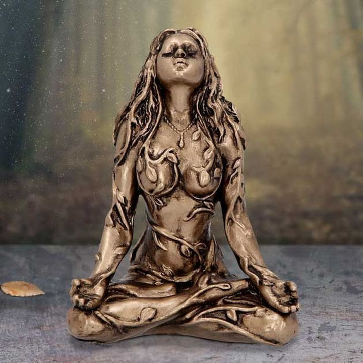 Olivenorma Home Decor Mini Statue de la Terre Mère Gaia Décoration en résine
