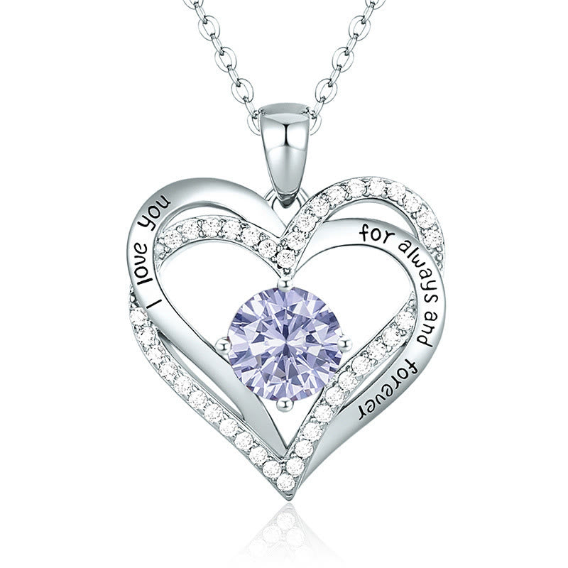 Olivenorma « Je t'aimerai toujours » – Collier cœur pierre de naissance Amour éternel - image 16