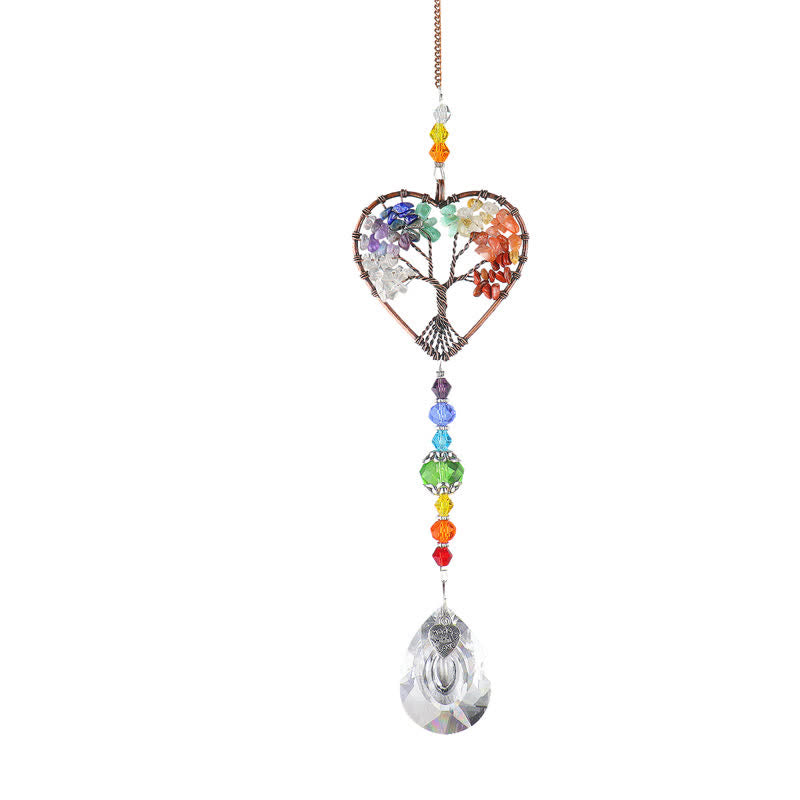 Capteur de soleil Arbre de vie Reiki Chakra Olivenorma 