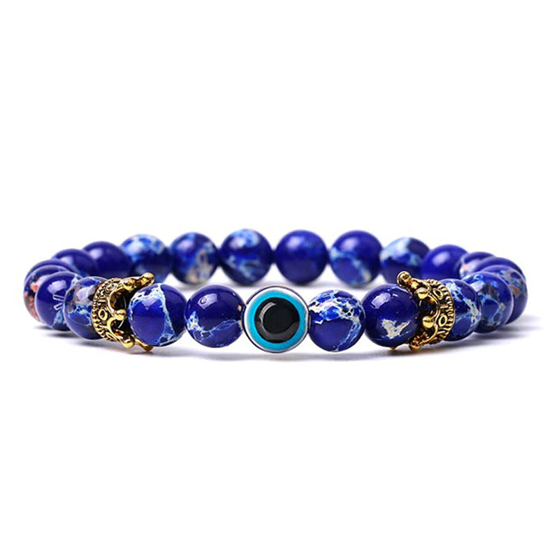 Bracelet de protection contre le mauvais œil en turquoise Olivenorma