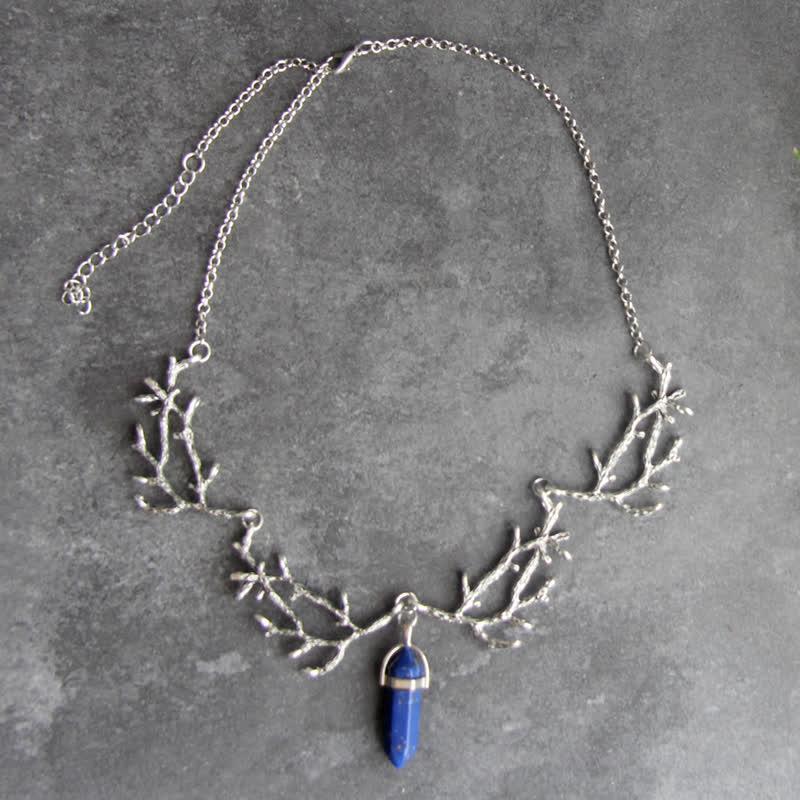 Olivenorma « La Lumière du Mantra » – Collier Hexagonal en Cristal Naturel 