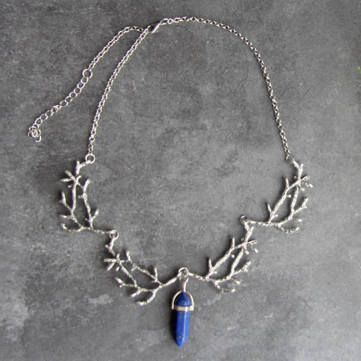 Olivenorma « La Lumière du Mantra » – Collier Hexagonal en Cristal Naturel 