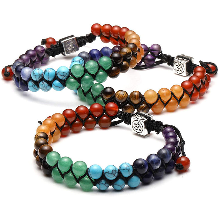 Bracelet de guérison des chakras orgonite Olivenorma