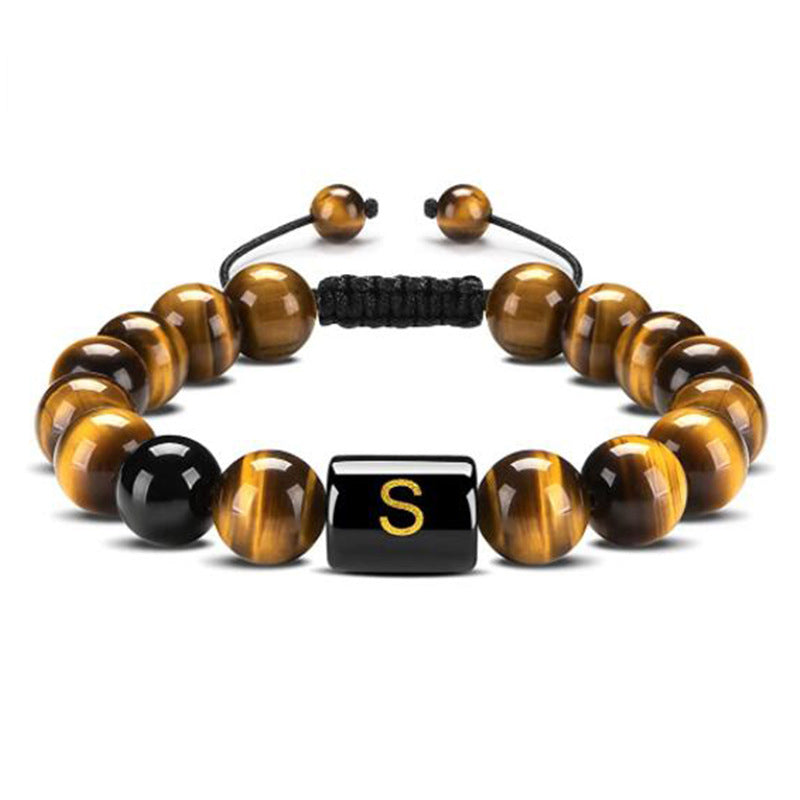 Bracelet de protection lettre œil de tigre - Œil de tigre - S - image 22
