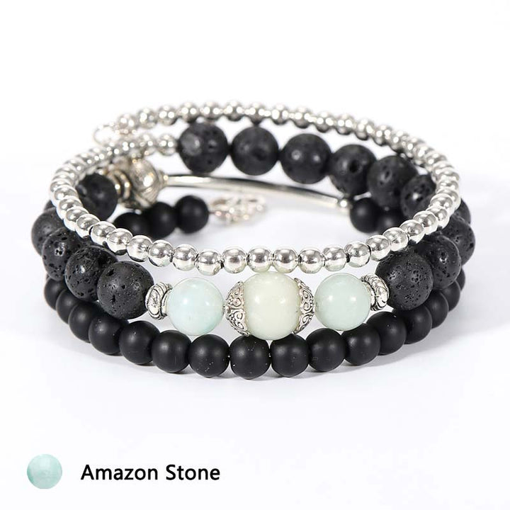 Bracelet en pierre de protection en cristal naturel