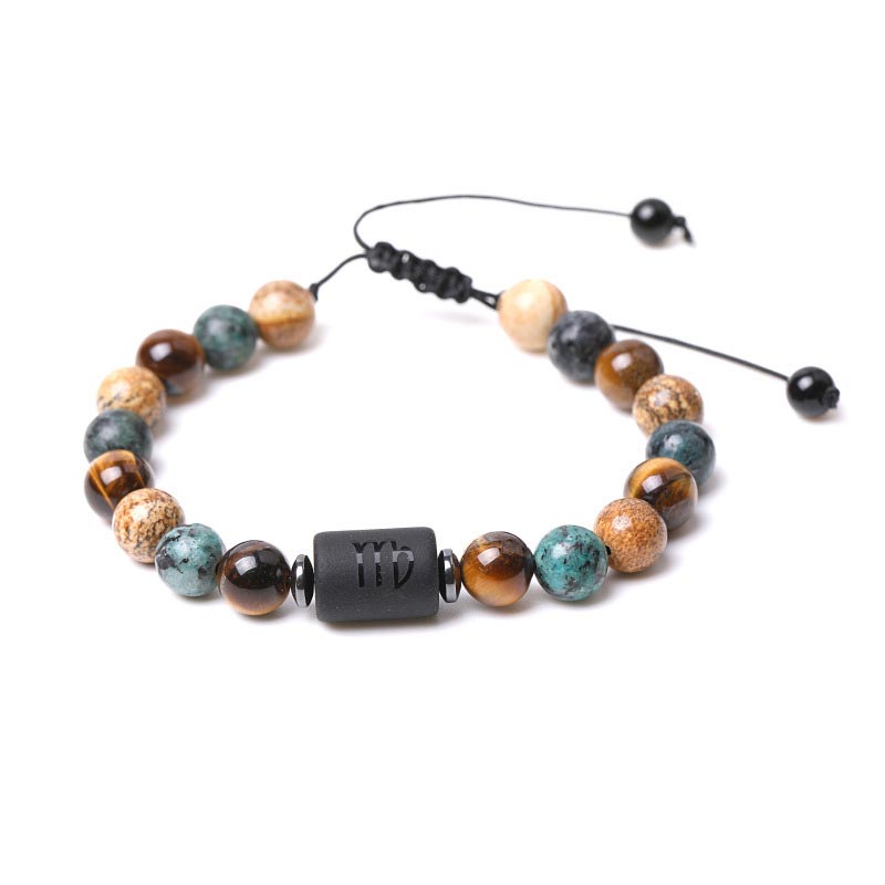 Bracelet Zodiaque en Jaspe Oeil de Tigre