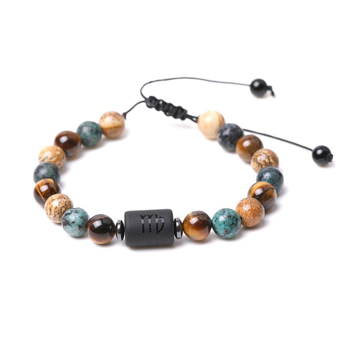 Bracelet Zodiaque en Jaspe Oeil de Tigre