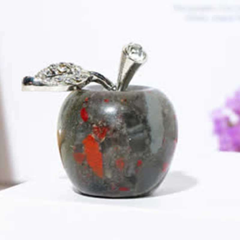 Décoration en pierres précieuses de pomme de fruit de la paix Olivenorma