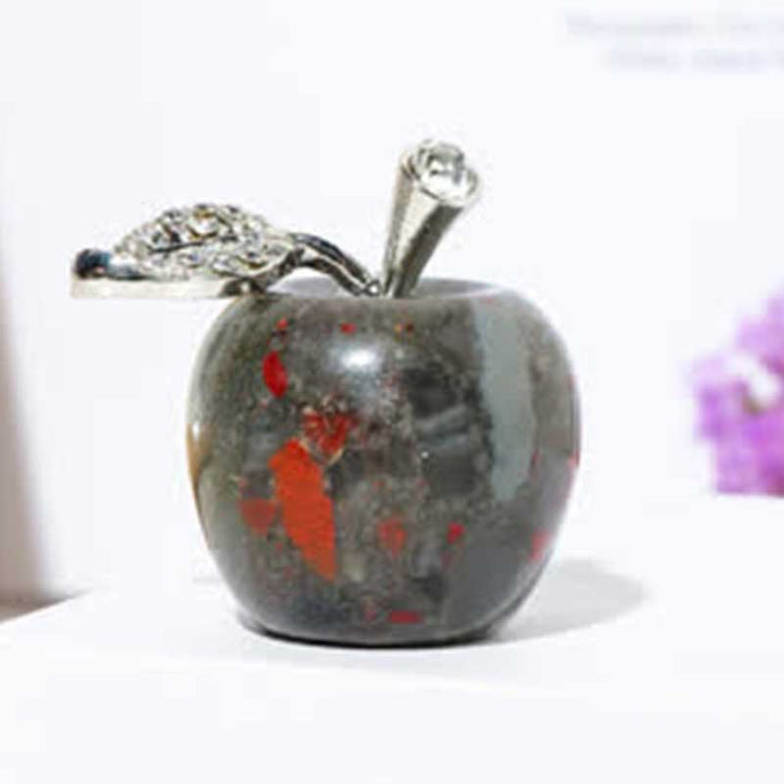 Décoration en pierres précieuses de pomme de fruit de la paix Olivenorma