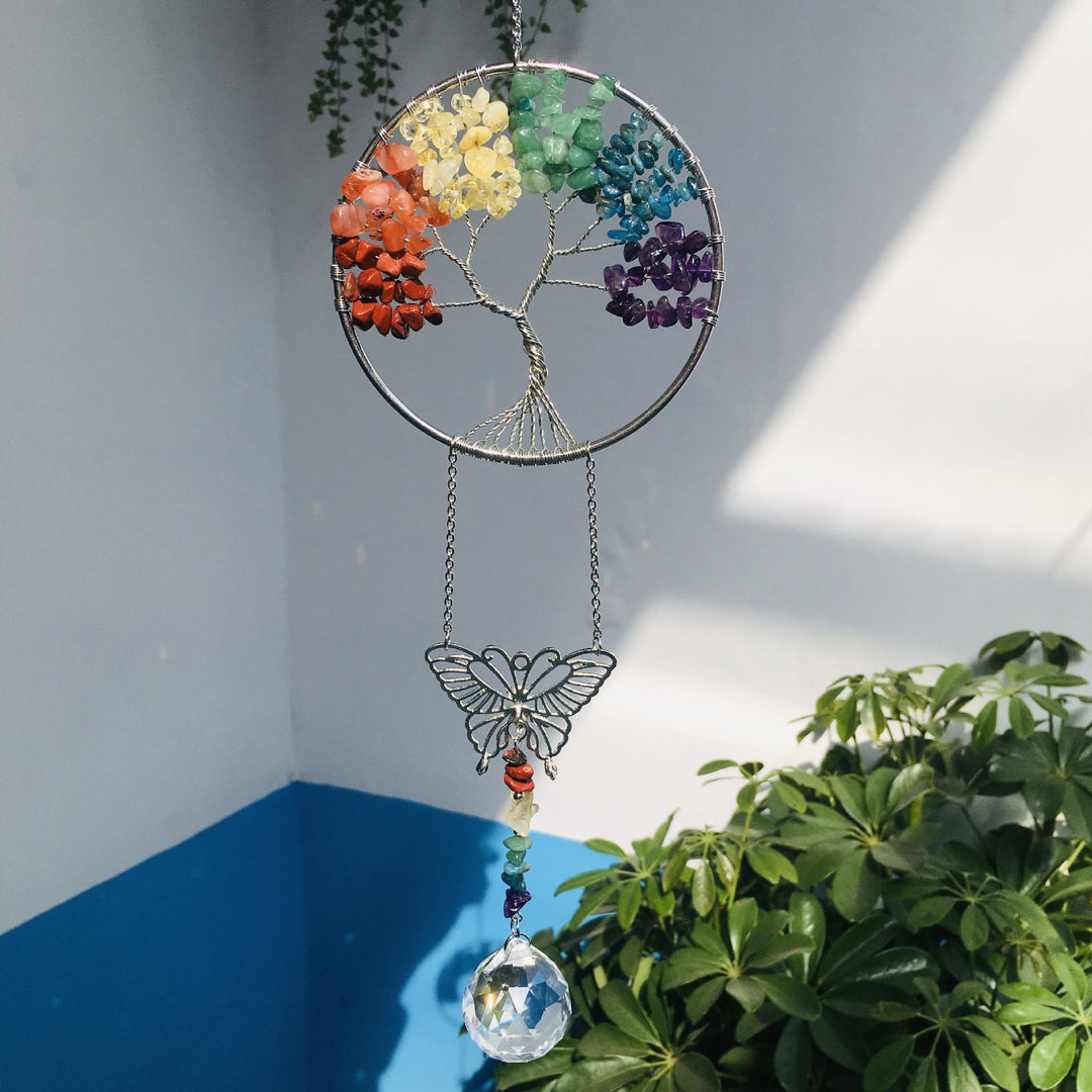 Pendentif décoratif en forme de papillon de l'arbre de vie Olivenorma 