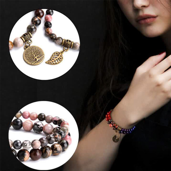 Bracelet Créativité en Obsidienne Acajou