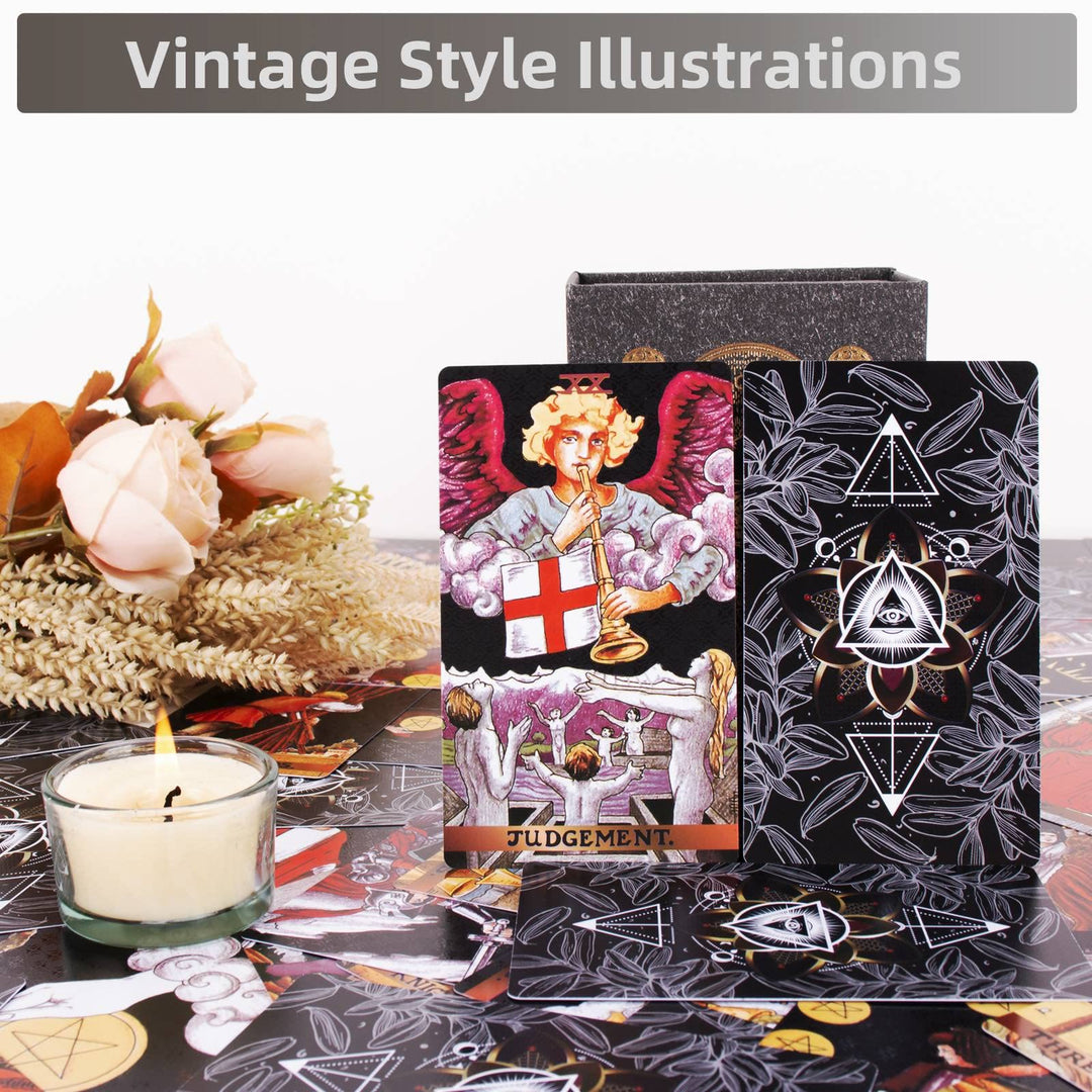 Cartes du jeu de tarot Olivenorma Black Triangle Evil Eye