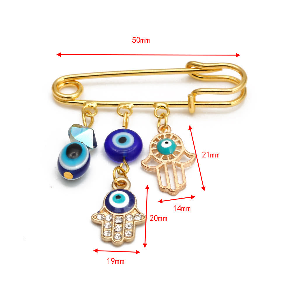 Broche Olivenorma série Evil Eye Hamsa - Mauvais œil et Hamsa n° 3 - image 17