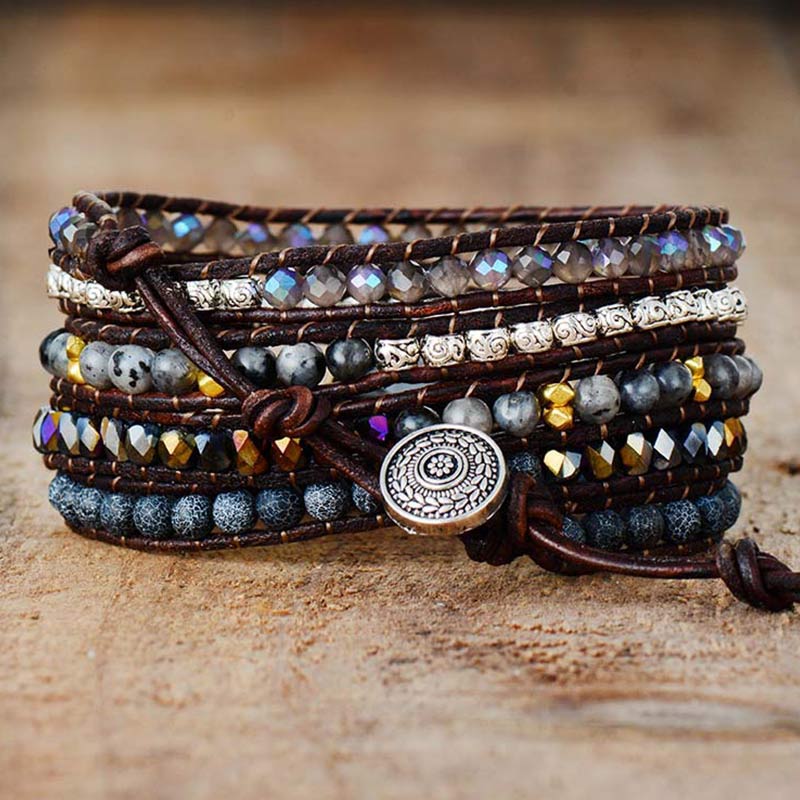 Bracelet en obsidienne 