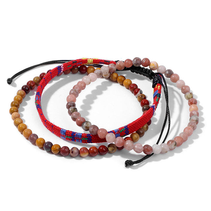 Ensemble de bracelets en cristal turquoise Olivenorma Bohemia Afrique 