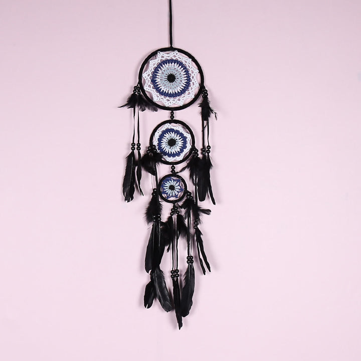 Attrape-rêves Olivenorma Evil Eye Three Circle Noir Blanc 