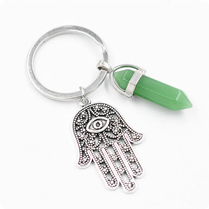 Porte-clés en cristal inspirant en forme de main de Fatima Olivenorma