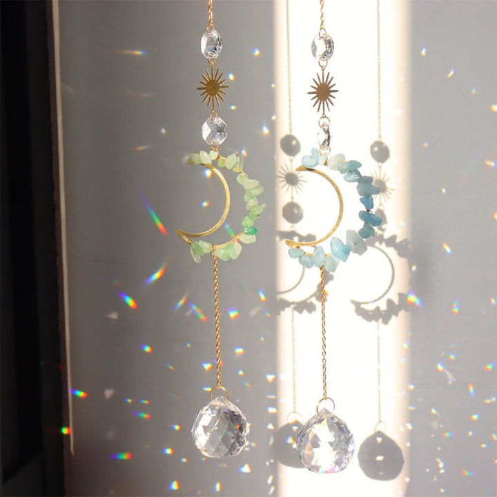 Carillon éolien mural Olivenorma Moon Suncatcher 
