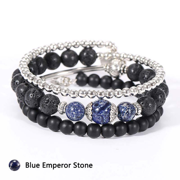 Bracelet en pierre de protection en cristal naturel