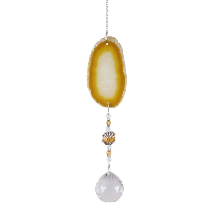 Pendentif suspendu fait main Olivenorma Carillon éolien en cristal de soleil