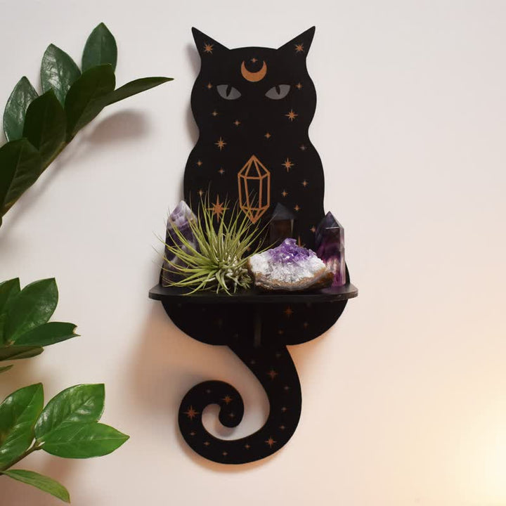 Etagère en cristal pour autel de chat céleste Olivenorma