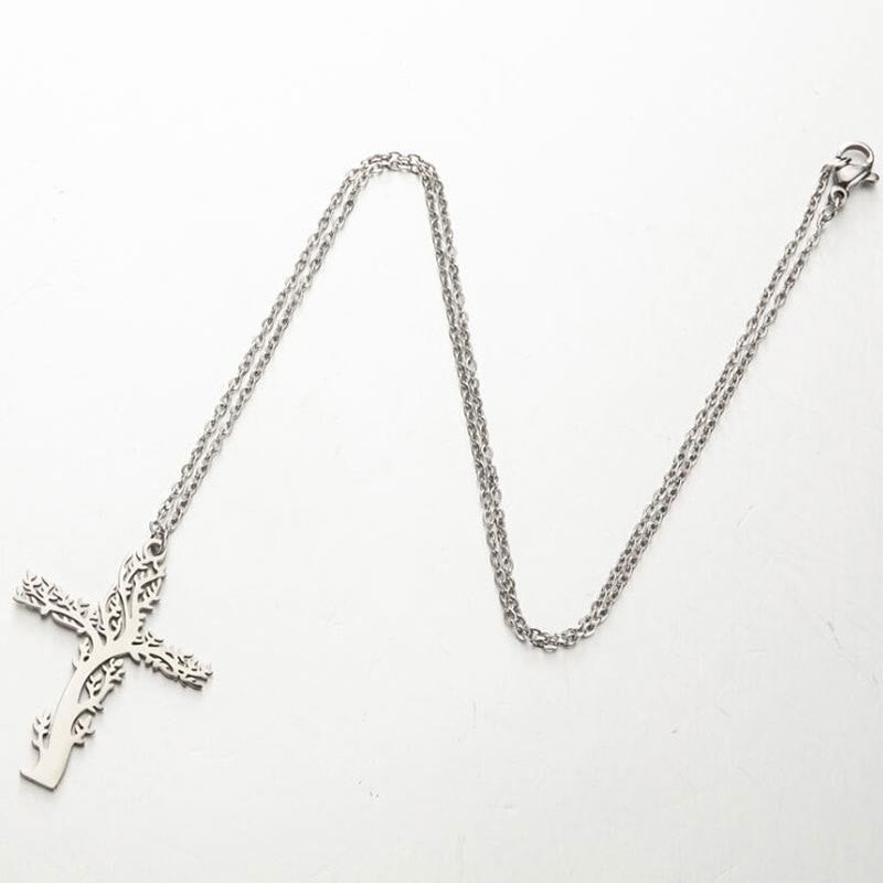 Collier Croix Arbre de Vie Olivenorma 
