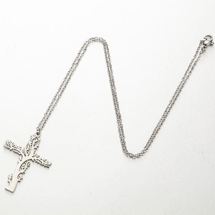 Collier Croix Arbre de Vie Olivenorma 