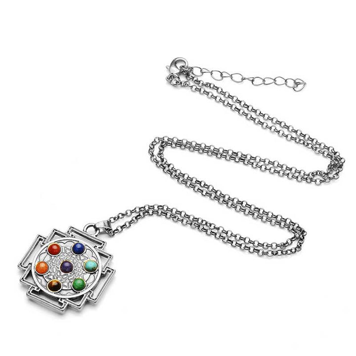 Collier Orgonite Chakra Olivenorma 