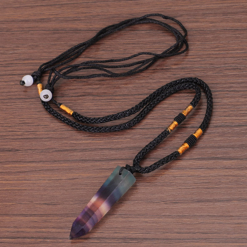 Collier en fluorite Olivenorma pour soulager l'anxiété 