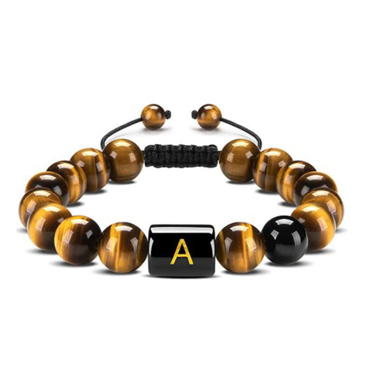 Bracelet de protection lettre œil de tigre - Œil de tigre - UN - image 4
