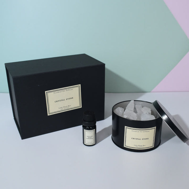 Coffret cadeau d'aromathérapie en cristal pour diffuseur d'huiles essentielles Olivenorma 