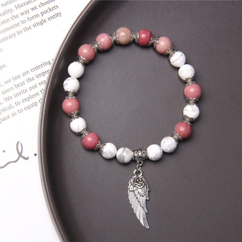 Olivenorma « Peace Energy » – Bracelet Aile en Cristal d'Agate Couleurs 