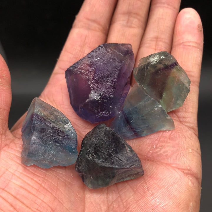 Cristal de fluorite arc-en-ciel Olivenorma Pierre naturelle