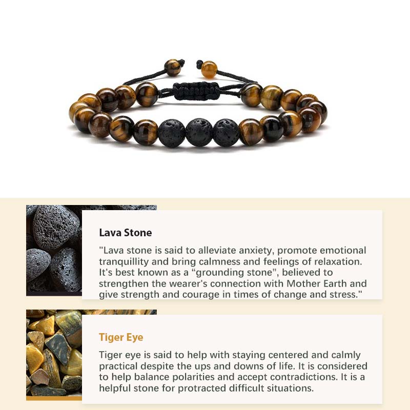 Bracelet de guérison en pierre de cristal naturel