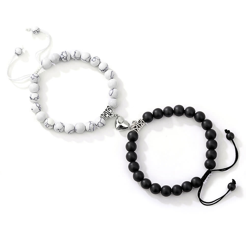 Ensemble de 2 bracelets magnétiques Olivenorma pour couple 