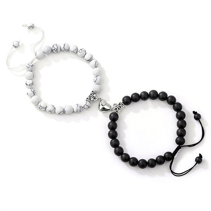 Ensemble de 2 bracelets magnétiques Olivenorma pour couple 